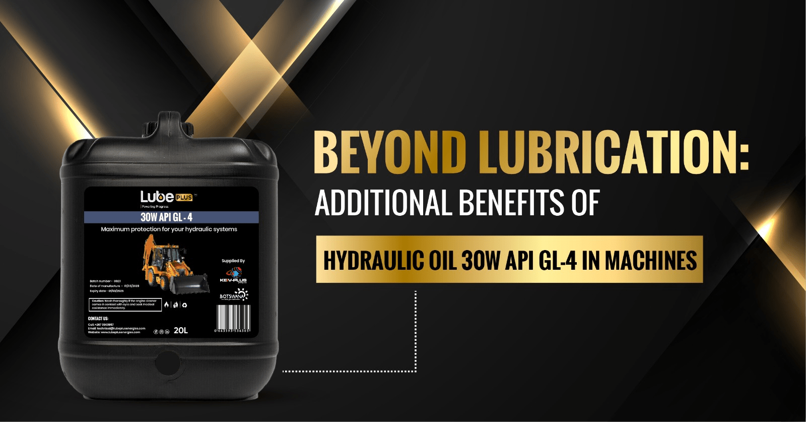 You are currently viewing Beyond Lubrication: Additional Benefits of Hydraulic Oil 30W API GL-4 for Machines